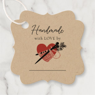 Handmade Product Knitting Artisan Crafts Gift Xmas Favour Tags