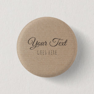 Handmade Product Vintage Simple Trendy Kraft Paper 3 Cm Round Badge