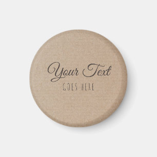 Handmade Product Vintage Simple Trendy Kraft Paper Magnet
