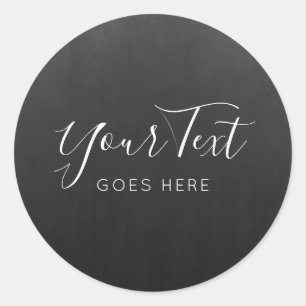 Handmade Product Vintage Trendy blackboard Classic Round Sticker