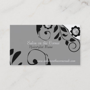 Handmade Scandinavian Style Embroidery Floral Appointment Card