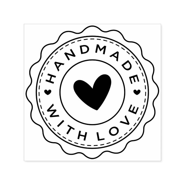 Handmade Self-inking Stamp (Design)