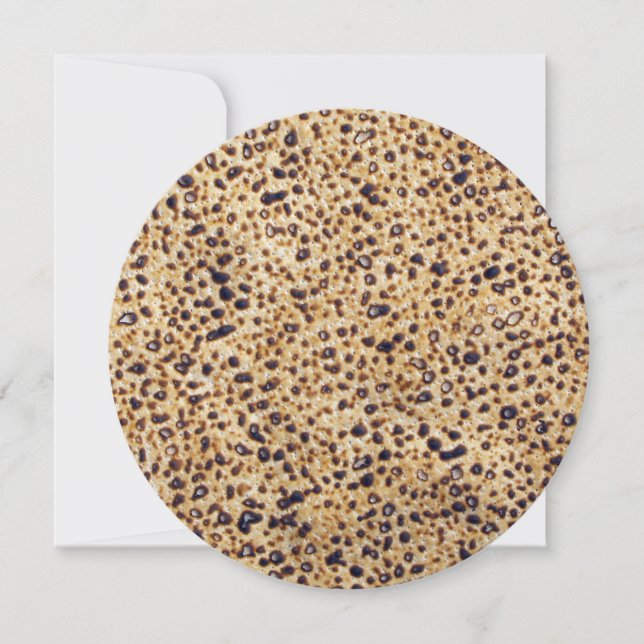 Handmade (Shemurah) Matzah (Front)