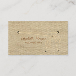 Handmade Simple Rustic Minimalist Business Card