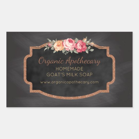 Handmade Soap Vintage Chalkboard Product Label