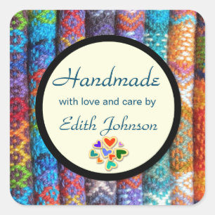 Handmade! Square Sticker