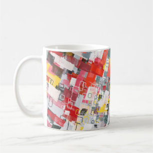Handmade surreal abstract pattern. Modern artistic Coffee Mug