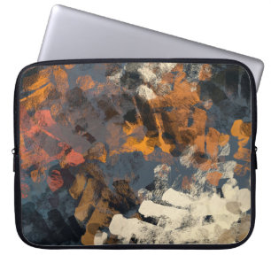 Handmade surreal abstract pattern. Modern artistic Laptop Sleeve
