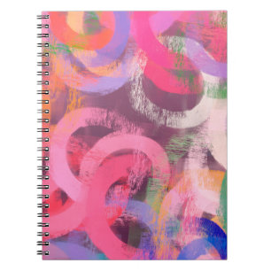Handmade surreal abstract pattern. Modern artistic Notebook