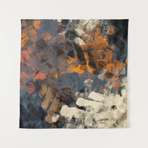 Handmade surreal abstract pattern. Modern artistic Tapestry