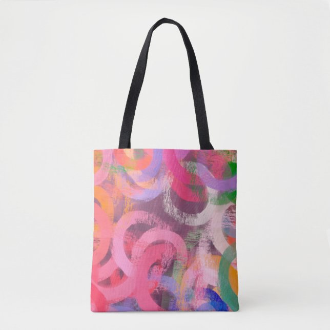 Handmade surreal abstract pattern. Modern artistic Tote Bag (Front)