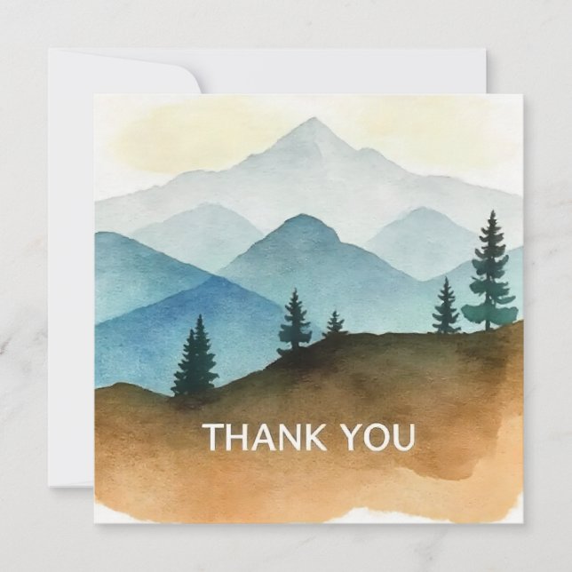 Handmade Thank You Card Funeral Grief Expression (Front)