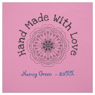 Handmade Uncut Personalised Quilt Sewing Labels  Fabric