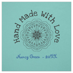 Handmade Uncut Personalised Quilt Sewing Labels  Fabric