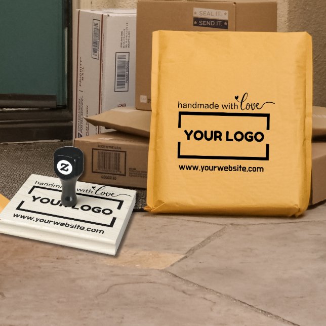 Handmade Website Your Business Logo Custom Rubber  Rubber Stamp (Creator Uploaded)