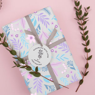 Handmade With Love Branches Only for You Rubber Stamp