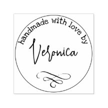 Handmade With Love By First Name Custom