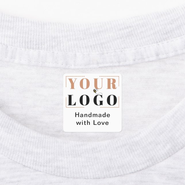 Handmade with Love Custom Logo Clothing Garment (Affixed)