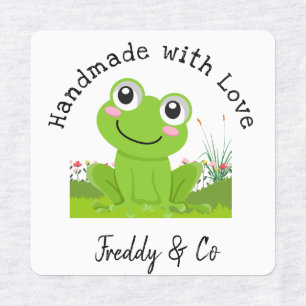 Handmade with Love Cute Frog