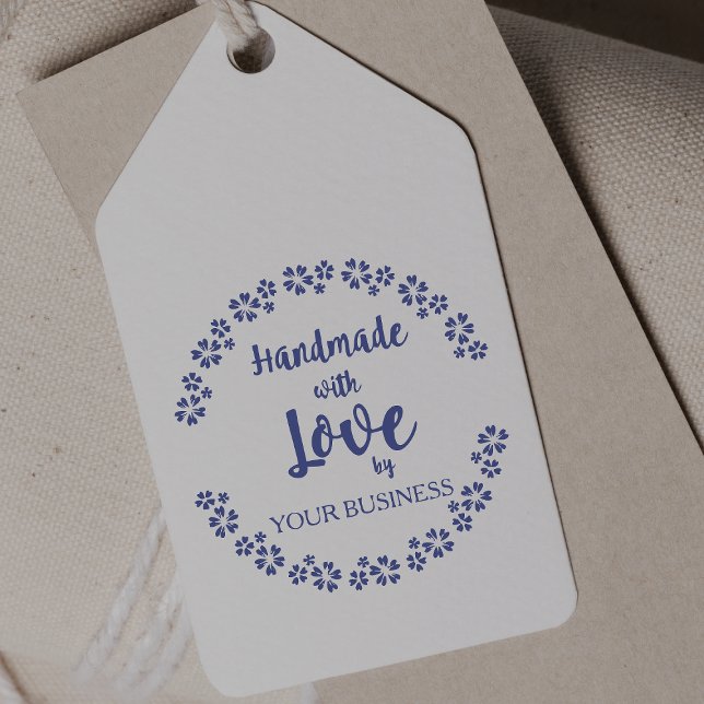 Handmade With Love Design For Artisan Items Rubber Stamp (Creator Uploaded)