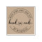 Handmade With Love Elegant Script Sticker