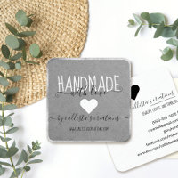 Handmade With Love Etsy Home Crafter Art Silver