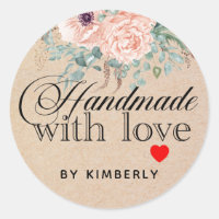 Handmade with Love Floral 