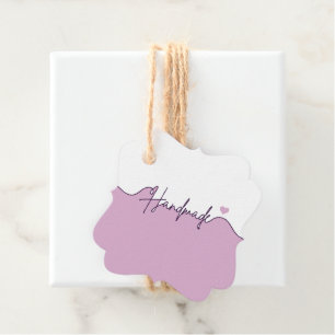 Handmade With Love Floral Small Business Packaging Favour Tags