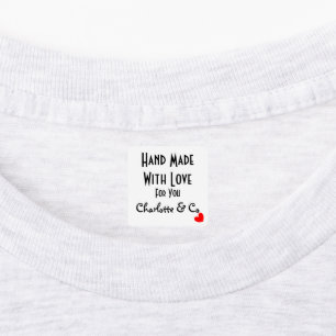 Handmade With Love For You Personalised