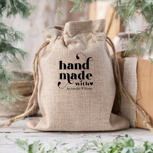 Handmade with love Heart  Self-inking Stamp (Creator Uploaded)