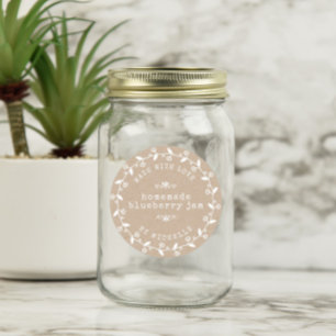 Handmade With Love Jam Label Canning Sticker