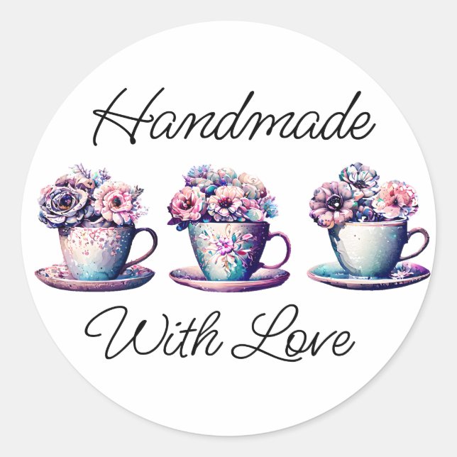 Handmade with Love Label (Front)