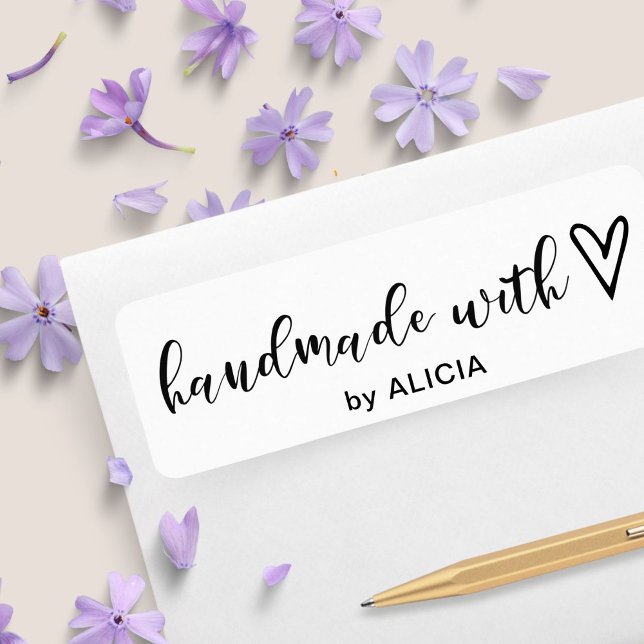 Handmade with Love | Pastel Monogram Label (Creator Uploaded)