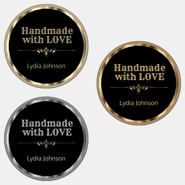 Handmade with Love - Personalised Labels (Group)