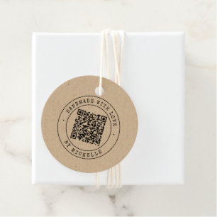 Handmade With Love Personalised Products Tags