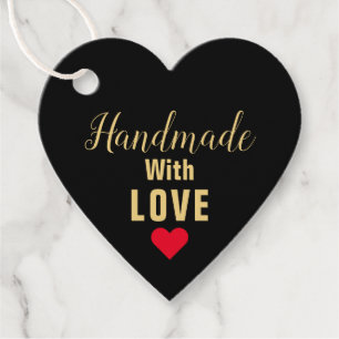 Handmade With Love Product Favour Tags