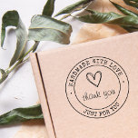 Handmade With Love | Product Stamp<br><div class="desc">Give that special touch to your products with this personalised stamp. "Handmade with love" custom script which can be personalised with a click of the button. Do check our store for other items from this collection and contact me if you have some special requirements through my store.</div>