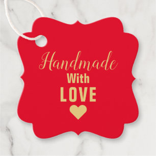 Handmade With Love Product Tags