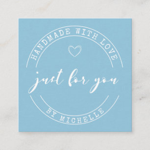 Handmade With Love Script Thank You Card