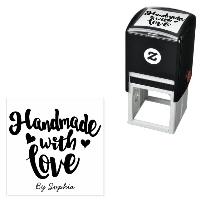 Handmade with Love  Self-inking Stamp (In Situ)