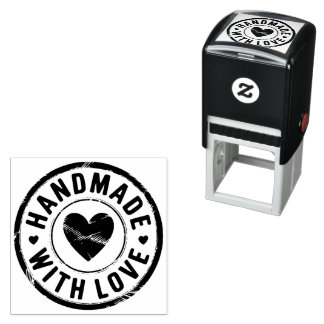 Handmade With Love Self Inking Stamp