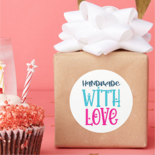 Handmade With Love - Small Business Sticker