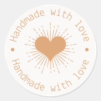 Handmade with love sticker