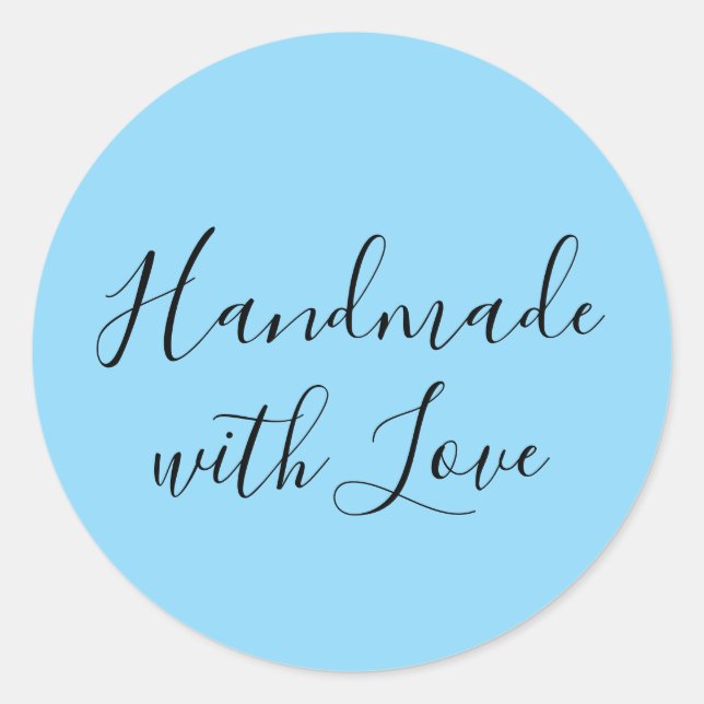 Handmade with Love Sticker (Front)