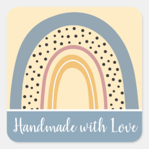 Handmade with love stickers
