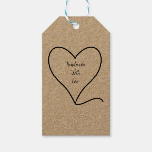 Handmade with love tags