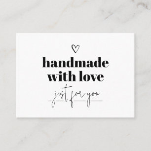 Handmade With Love Thank You Card