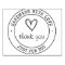 Handmade With Love Thank You Product Stamp