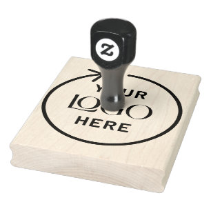 Handmade   Your Business Logo Custom Rubber Stamp