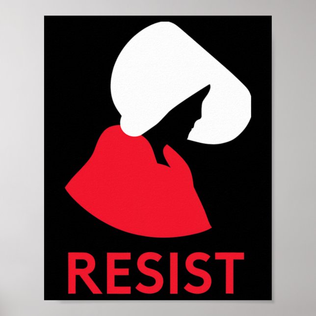 Handmaid Resist Feminist Protest  Poster (Front)